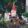 Gnome doigt d'honneur Go Away