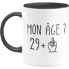 Tasse Cadeau Anniversaire Noir